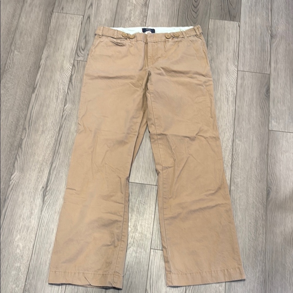 Old Navy Tan Chinos Classic Straight-Leg Ladies size 8 pants